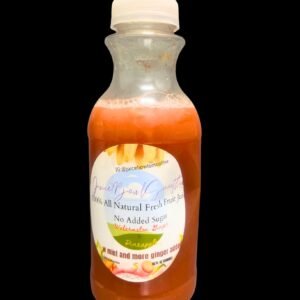 All Natural No Sugar Added Organic Watermelon Pineapple Ginger and Mint Juice